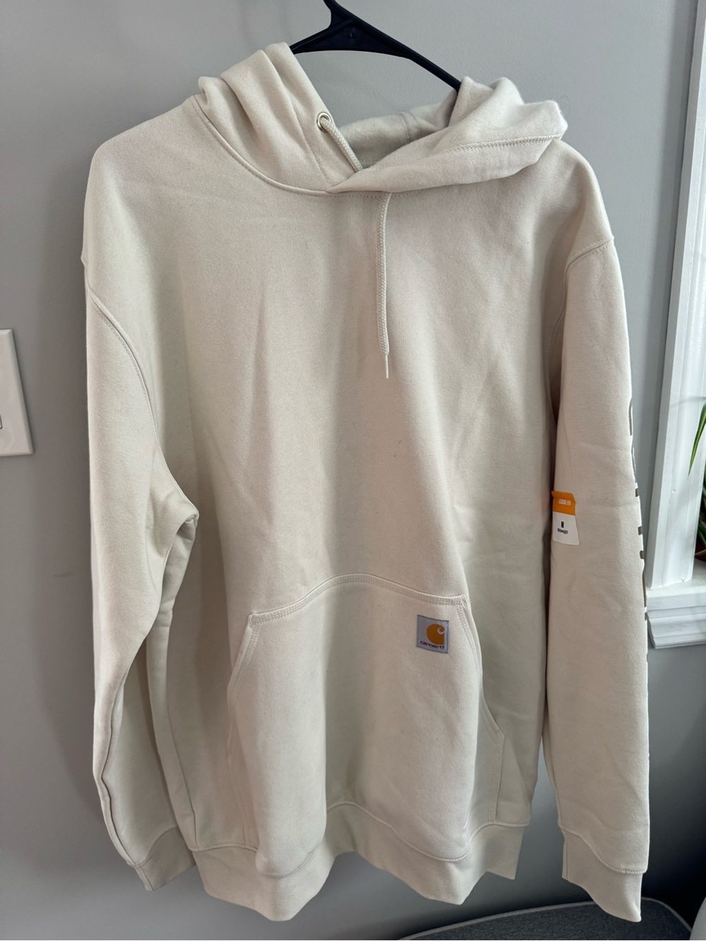 Carhartt Men’s Off-White Pullover Hoodie